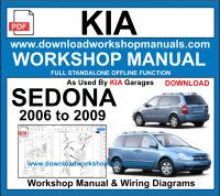 Kia Sedona Repair Service Workshop Manual Download